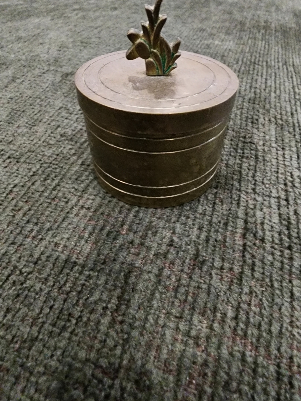 Brass Stamp Holder Or Match Stick Holder